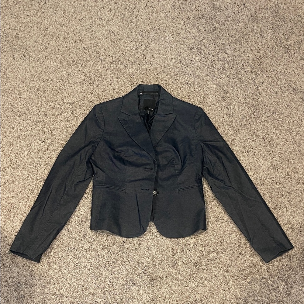 The Limited Women's Dark Dressy Denim Blazer